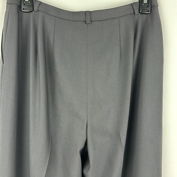 Talbots Modern Italian Wool Wide Leg Two Piece Pant Suit - Picture 11 of 13